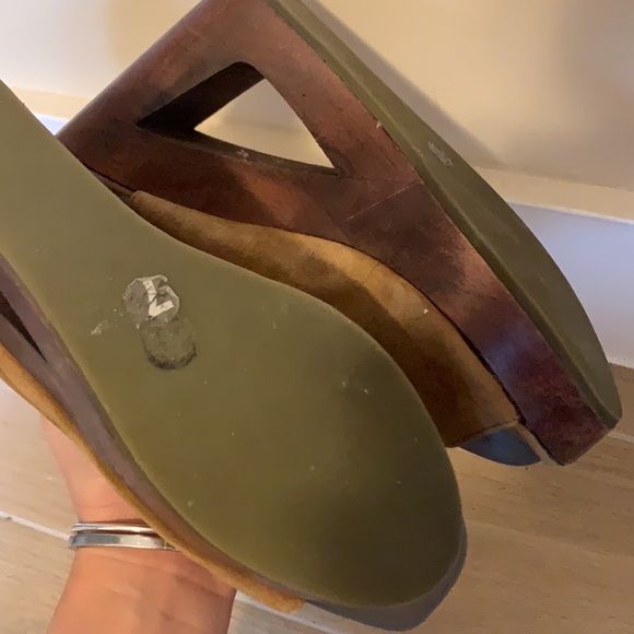 Wooden wedge heels - Picture 3 of 3